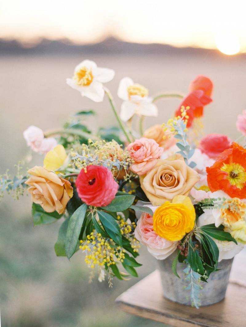 Vibrant Floral Centrepiece