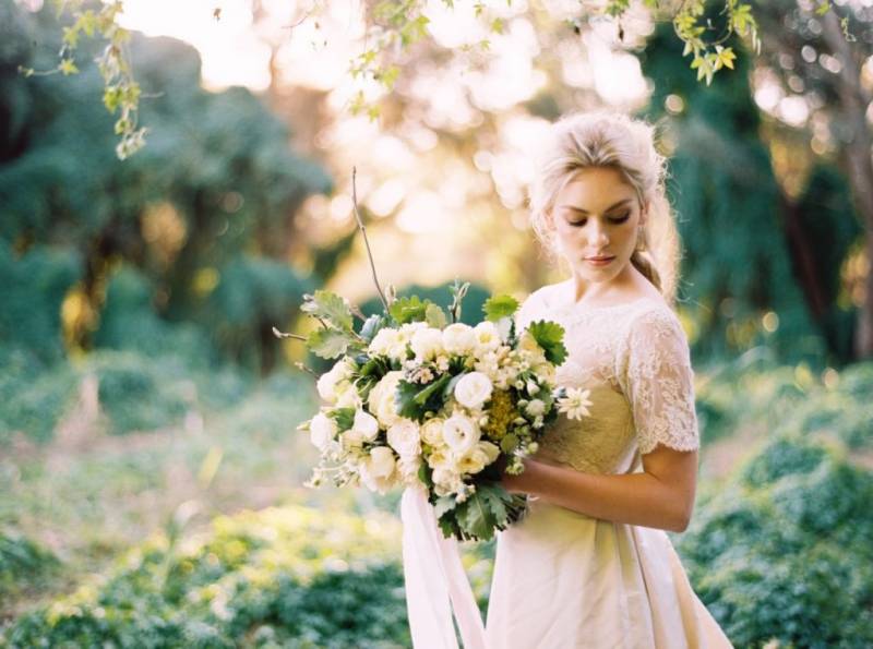 Enchanted forest bridal inspiration