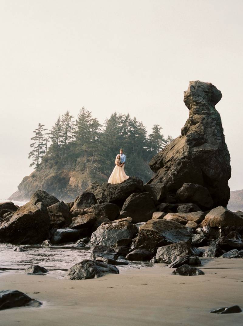 Magical engagement photos in the California Redwood Forests