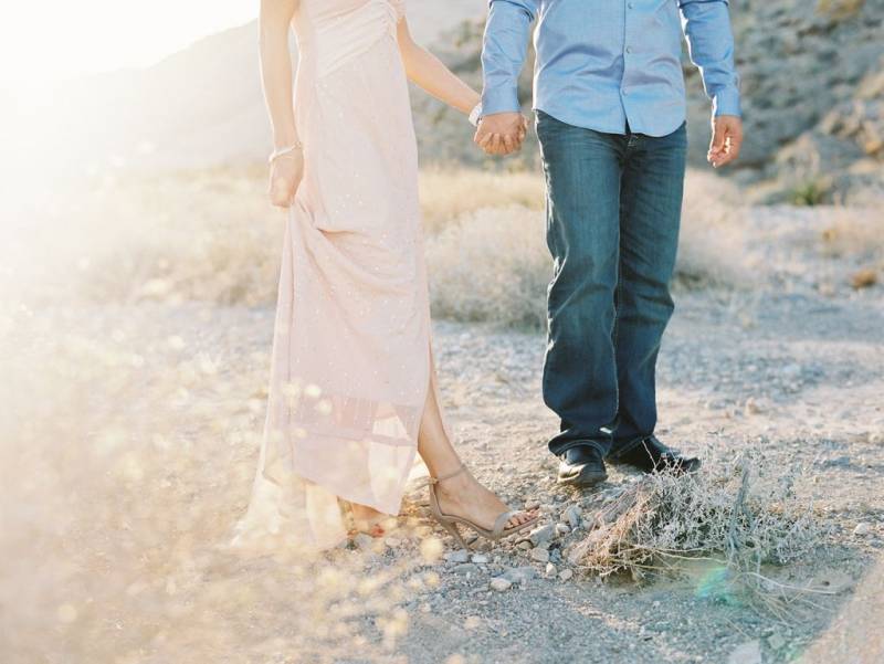 Anniversary photos in the Nevada Desert