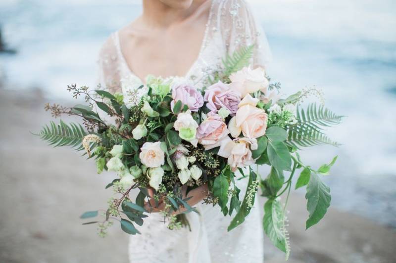 Sunrise beach bridals in Southern California