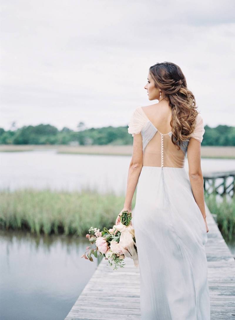 Powder Blue Wedding Inspiration under the Oaks