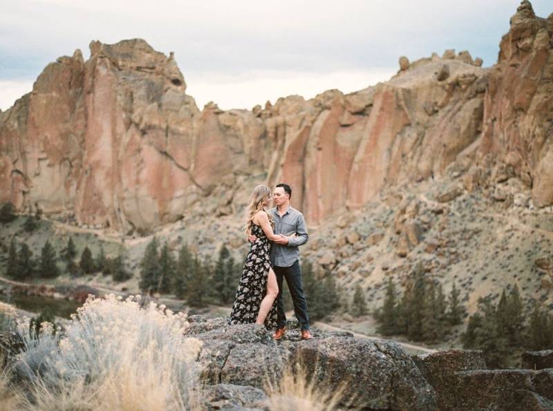 Smith Rock, Oregon Engagement Photos