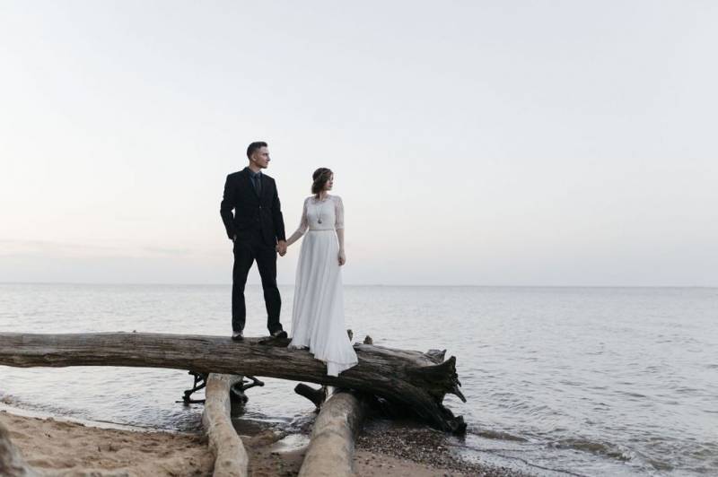 Day after wedding shoot on the Maryland Coast