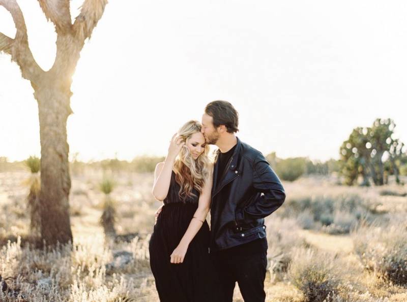 Joshua Tree Engagement Shoot with a Rock ‘n Roll vibe