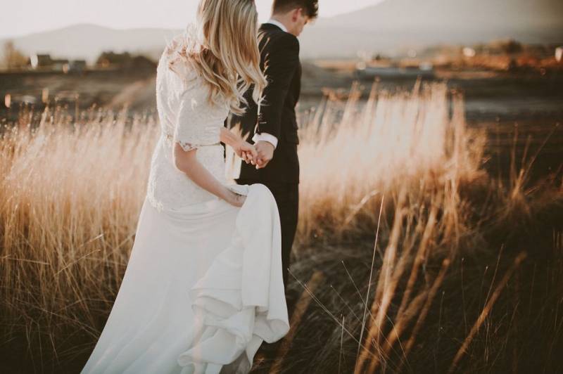 Utah Wedding in rich autumn tones