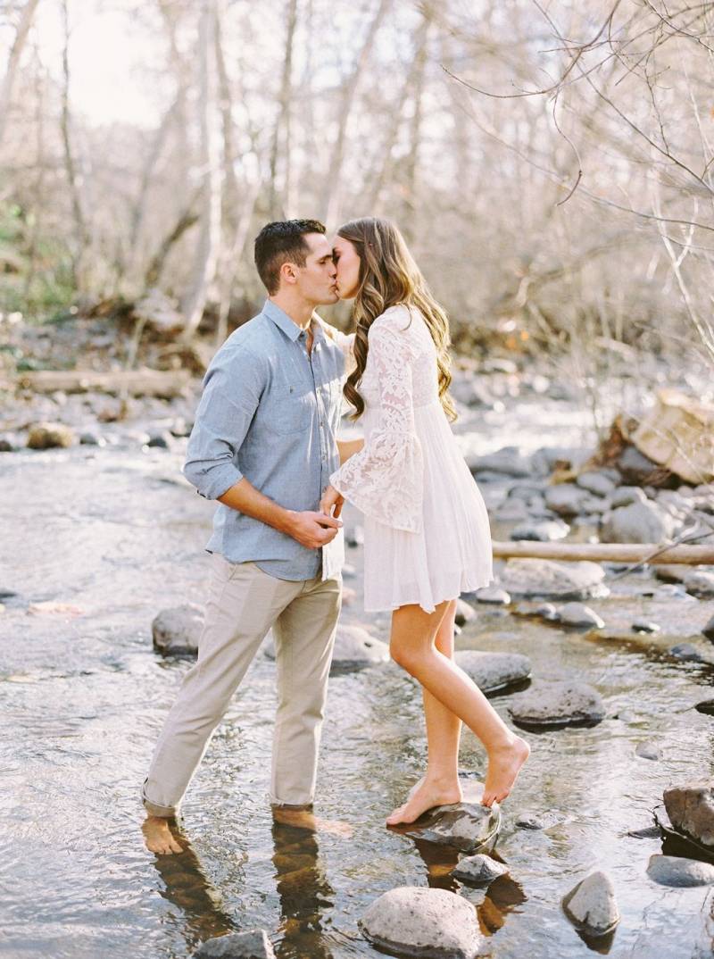 Early Spring engagement shoot in Arizona