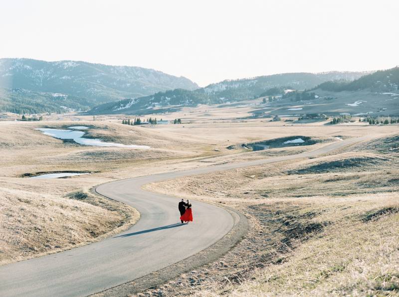 Stunning Montana engagement photos