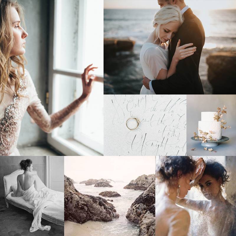 Moody gold Wedding Inspiration