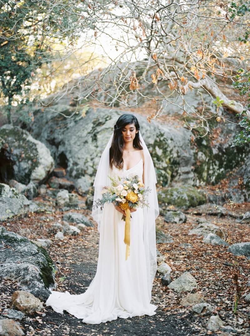 California Autumn Wedding Inspiration at dusk