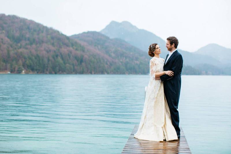 Romantic Lakeside Wedding Inspiration at an Austrian Castle