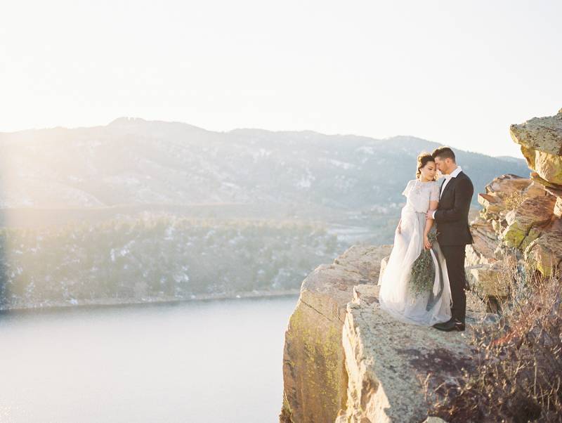 Cliff top shoot in spectacular Colorado scenery