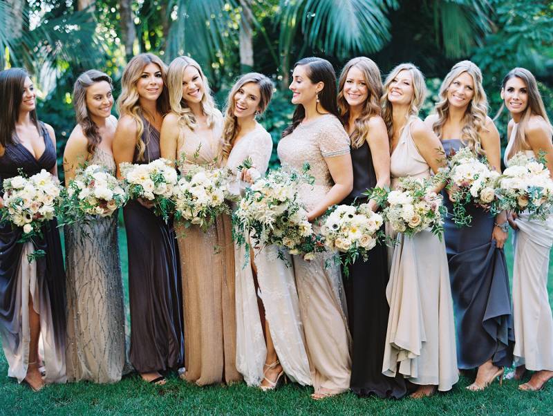 Stunning California Wedding with the most amazing bridesmaids dresses