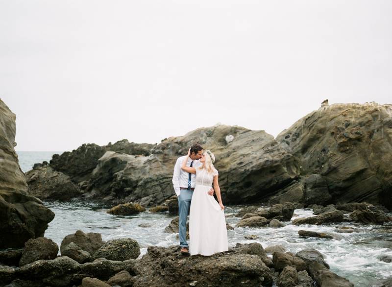 Stormy 10 year Vow Renewal on Laguna beach