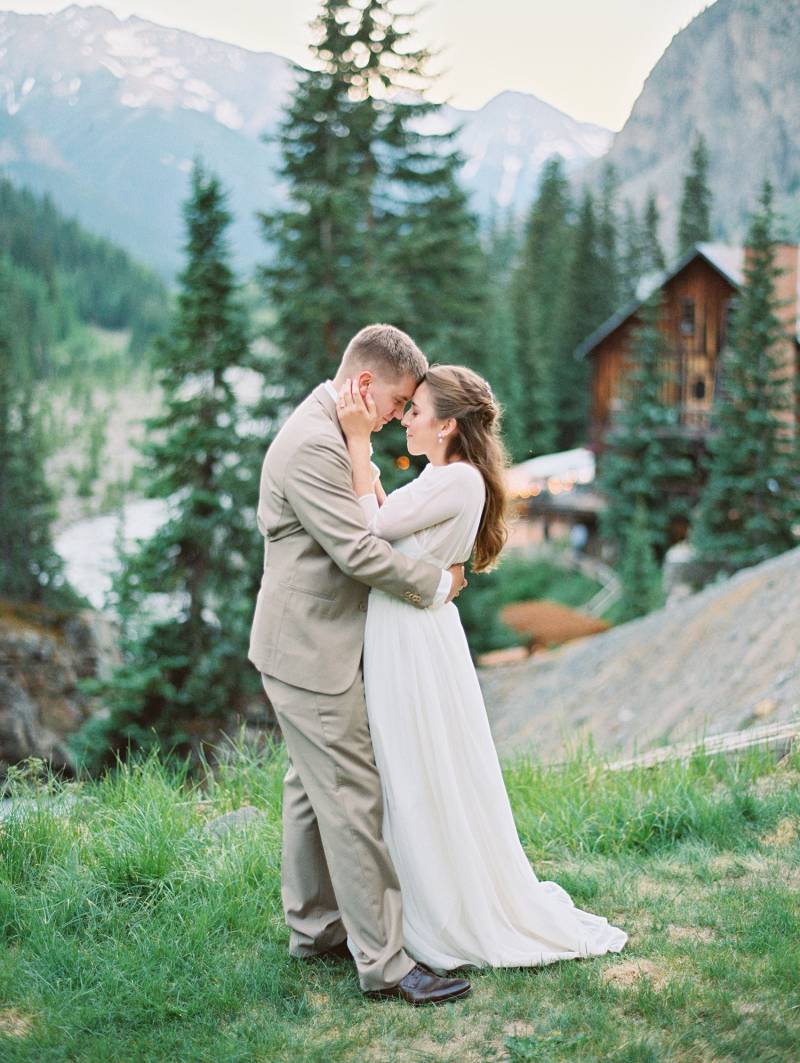 Intimate & heartfelt mountain wedding with a guestlist of four!