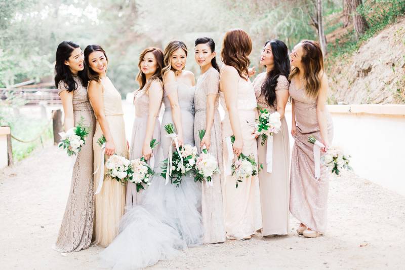 Stylish California wedding with a touch of glamour