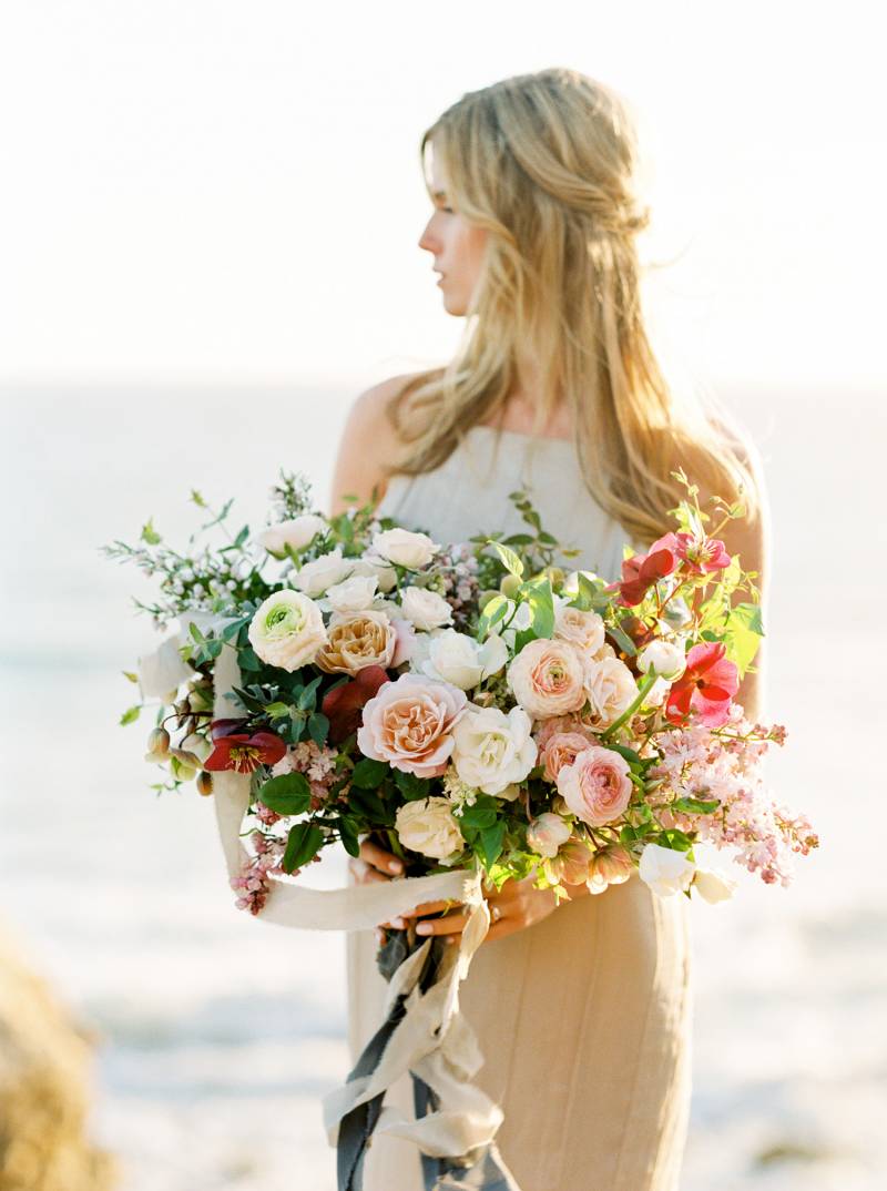 Stunning ethereal bridal shoot in Malibu