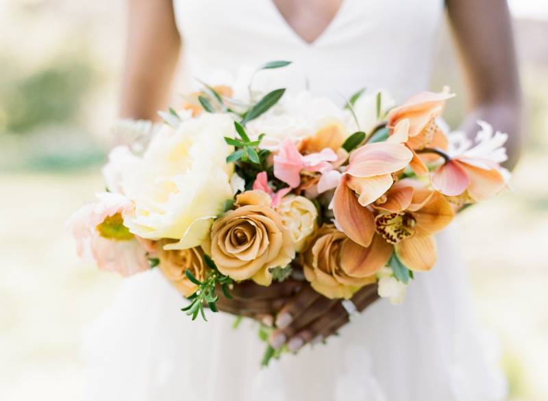 Yellow & Orange spring wedding ideas