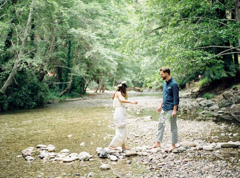 Big Sur Riverside engagement photos