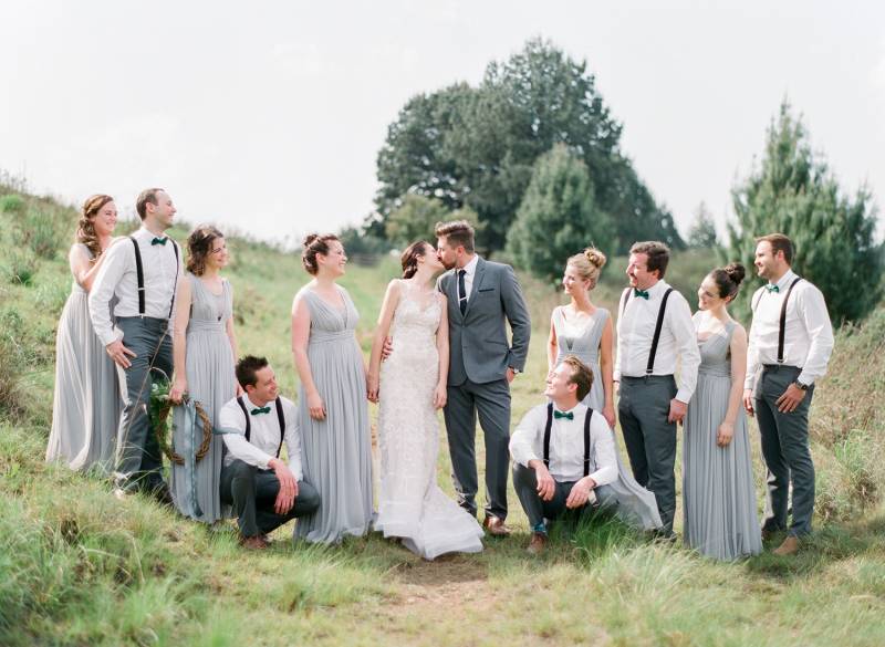 Organic styled non-traditional South African wedding