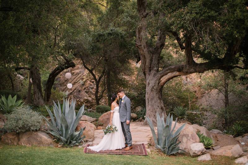 Relaxed Southern California wedding with a boho flair