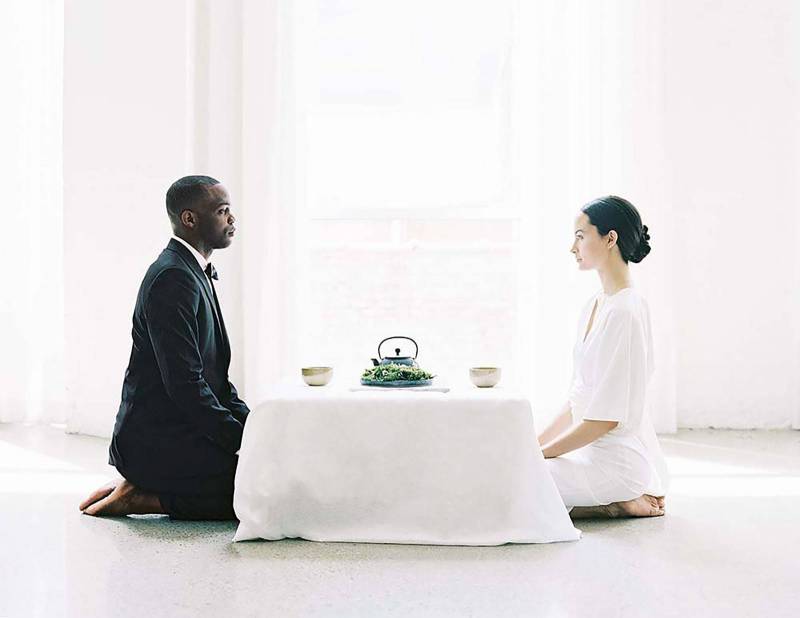 Simple, minimal and meaningful Japanese tea ceremony