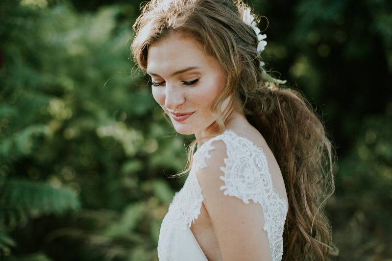 Natural & organic bridal shoot