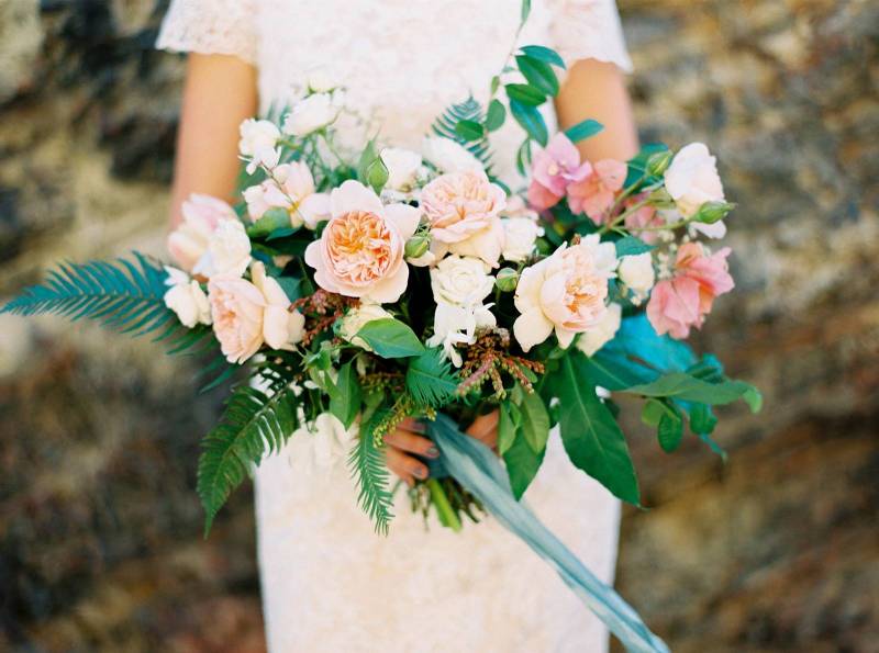 California Coast Elopement Inspiration at sunset