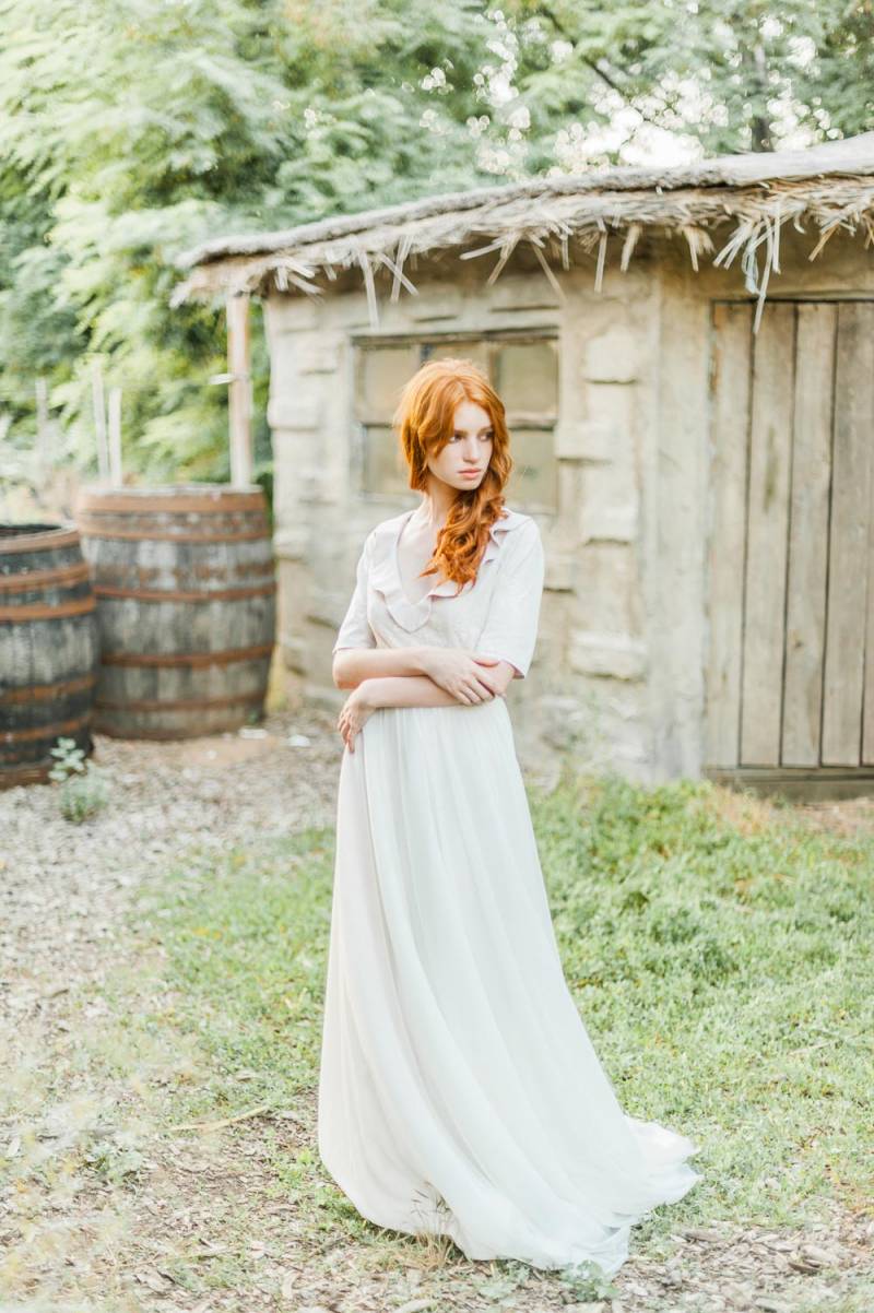 Nostalgic Country Bridals on a Ukrainian Farm