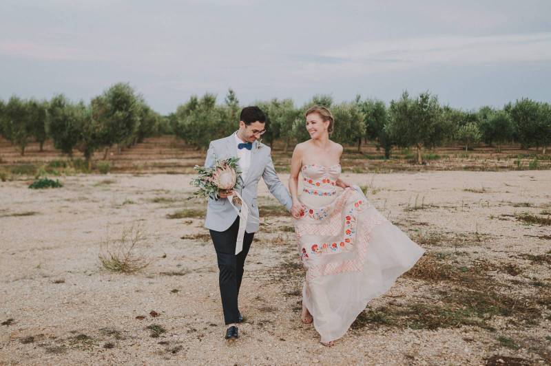 Colourful & unique destination wedding in Puglia, Italy