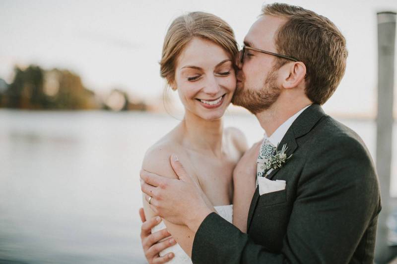 Relaxed wedding on the Maine Coast