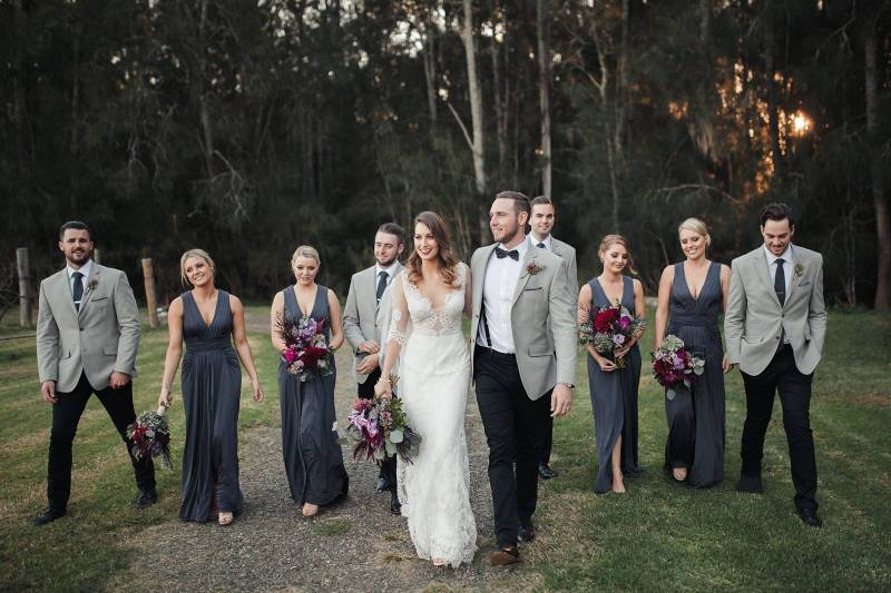 Winery wedding in a boutique hotel in The Hunter Valley