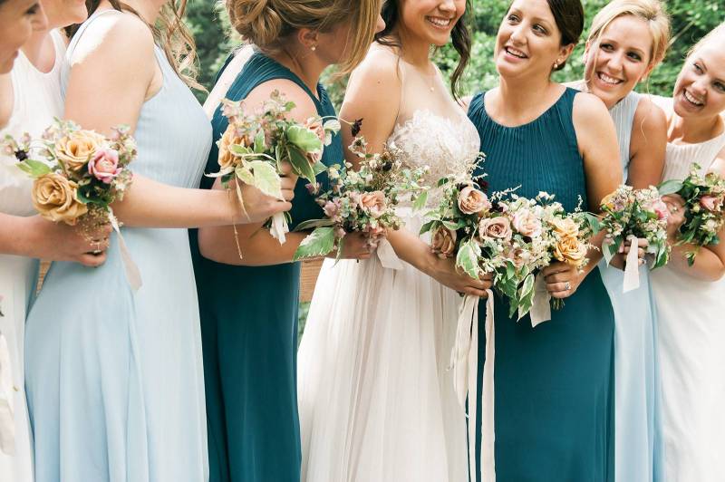 Intimate summer garden wedding in Portland, Oregon