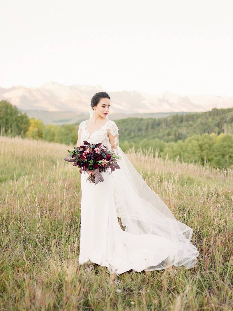 Modern bridal inspiration in the Rocky Mountains