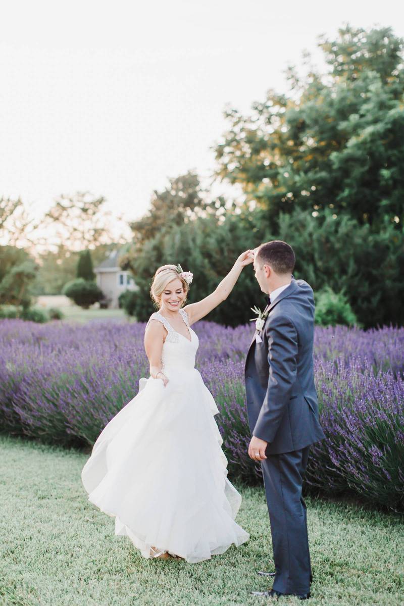 Maryland meets Provence in this summer wedding