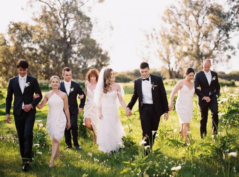 Modern & elegant Western Australia Winery wedding