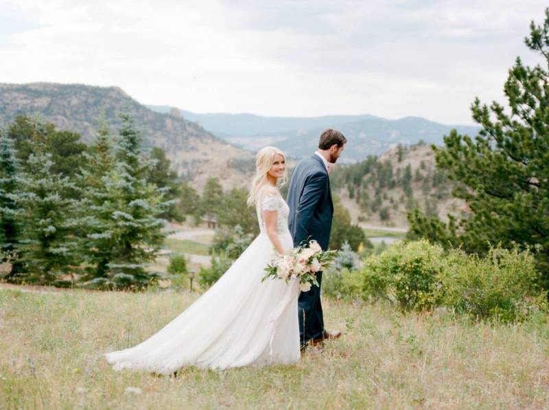 Intimate Colorado mountain destination wedding