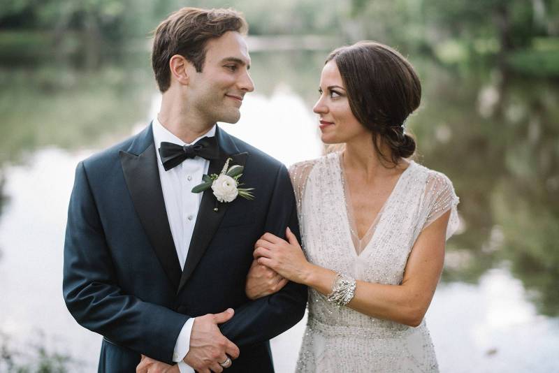 Formal Charleston Wedding with a backyard feel