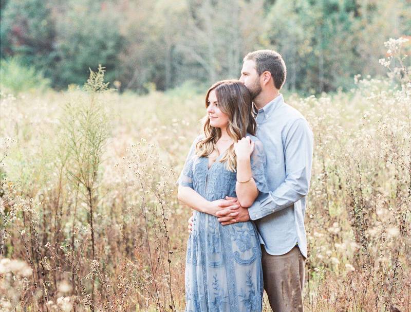 A photo shoot in celebration of marriage