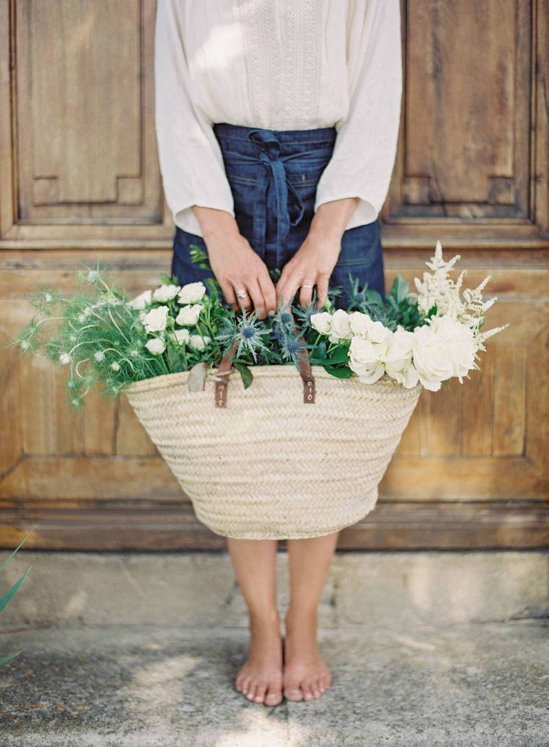 Delphinium blue floral ideas in the French countryside