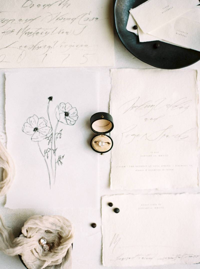 Minimalist & delicate wedding ideas in a neutral palette