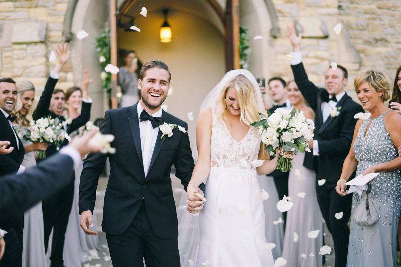 Elegant black & white Minnesota Wedding