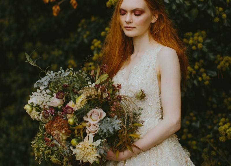 Moody autumn wedding inspiration inspired by nature