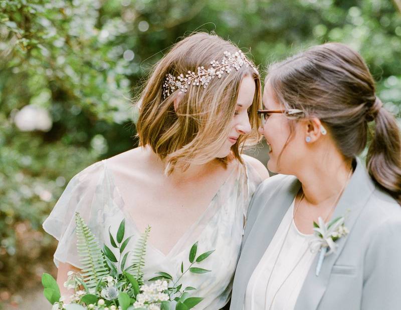 Charleston Garden Elopement under Spanish Moss Trees