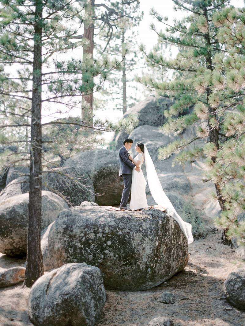 Intimate Lake Tahoe Wedding for an adventurous couple