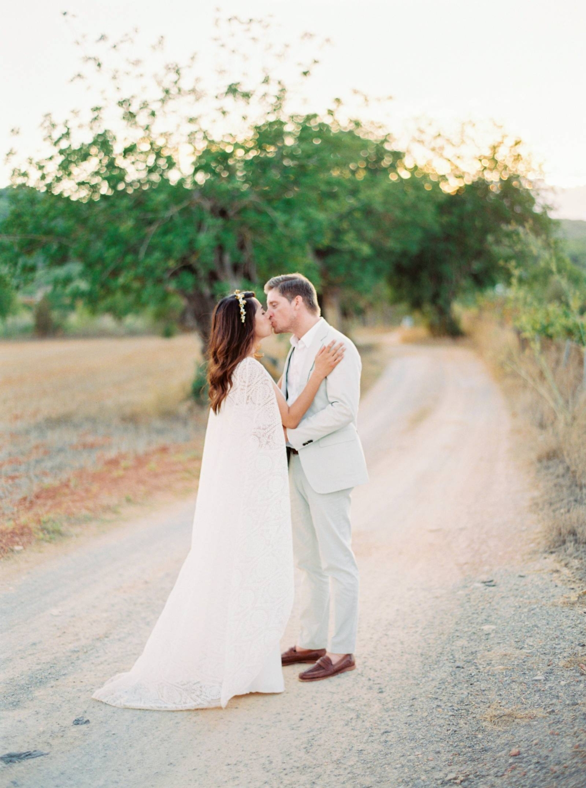 Stylish & modern all white wedding in Ibiza