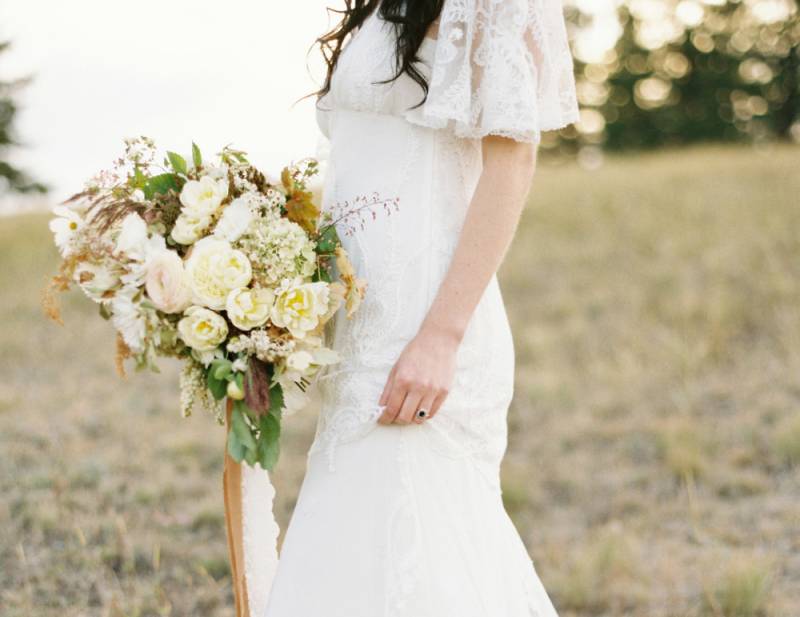 Romantic & wild outdoor wedding inspiration in Montana