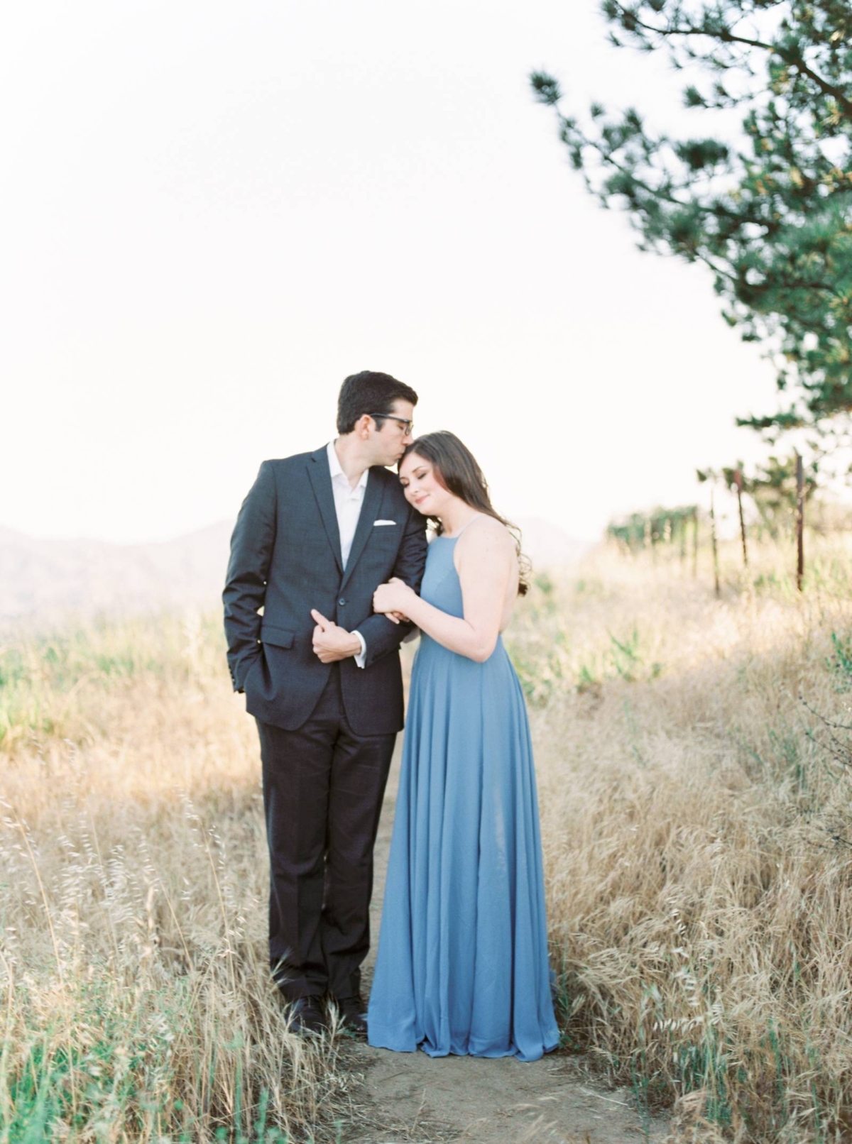 Magical California engagement session in golden light