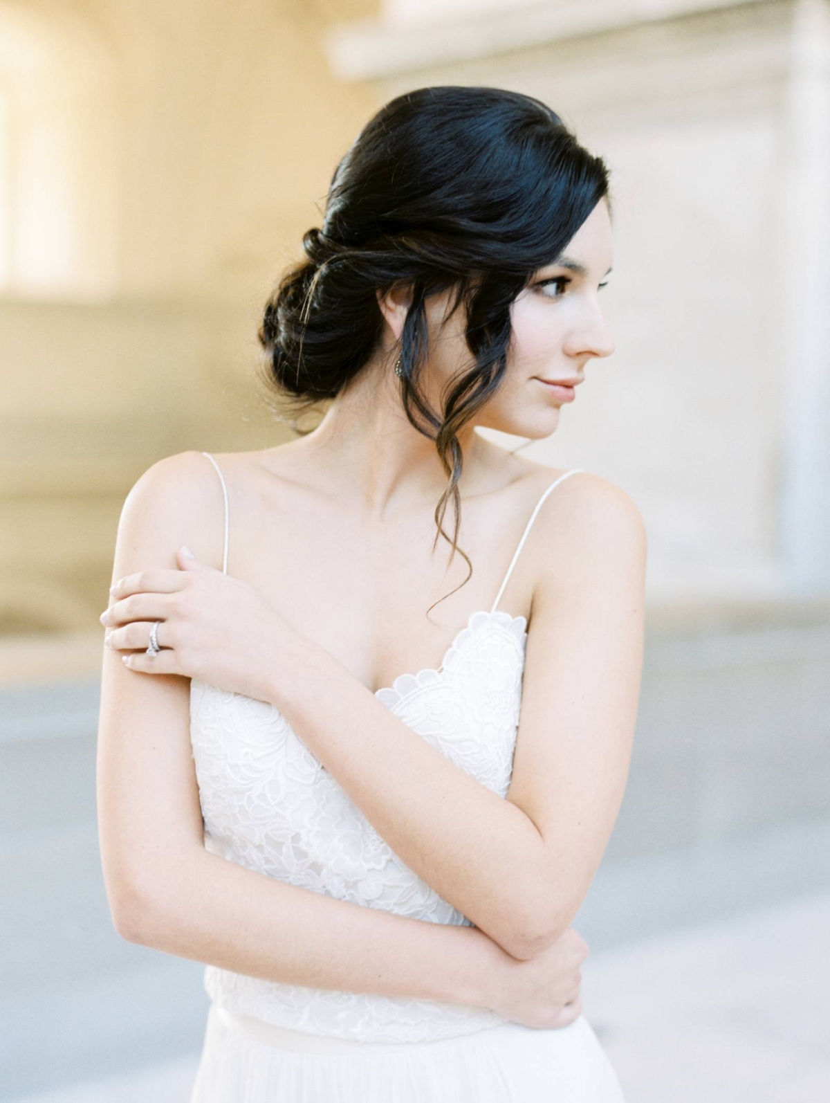 Refined elegant San Francisco City Hall Elopement Shoot