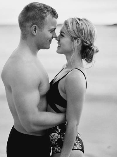 Authentic Couples Session On The Beach